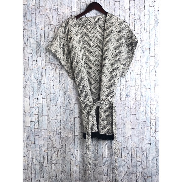 Ecote Sweaters - UO Ecote Belt Tie Fringe Cardigan